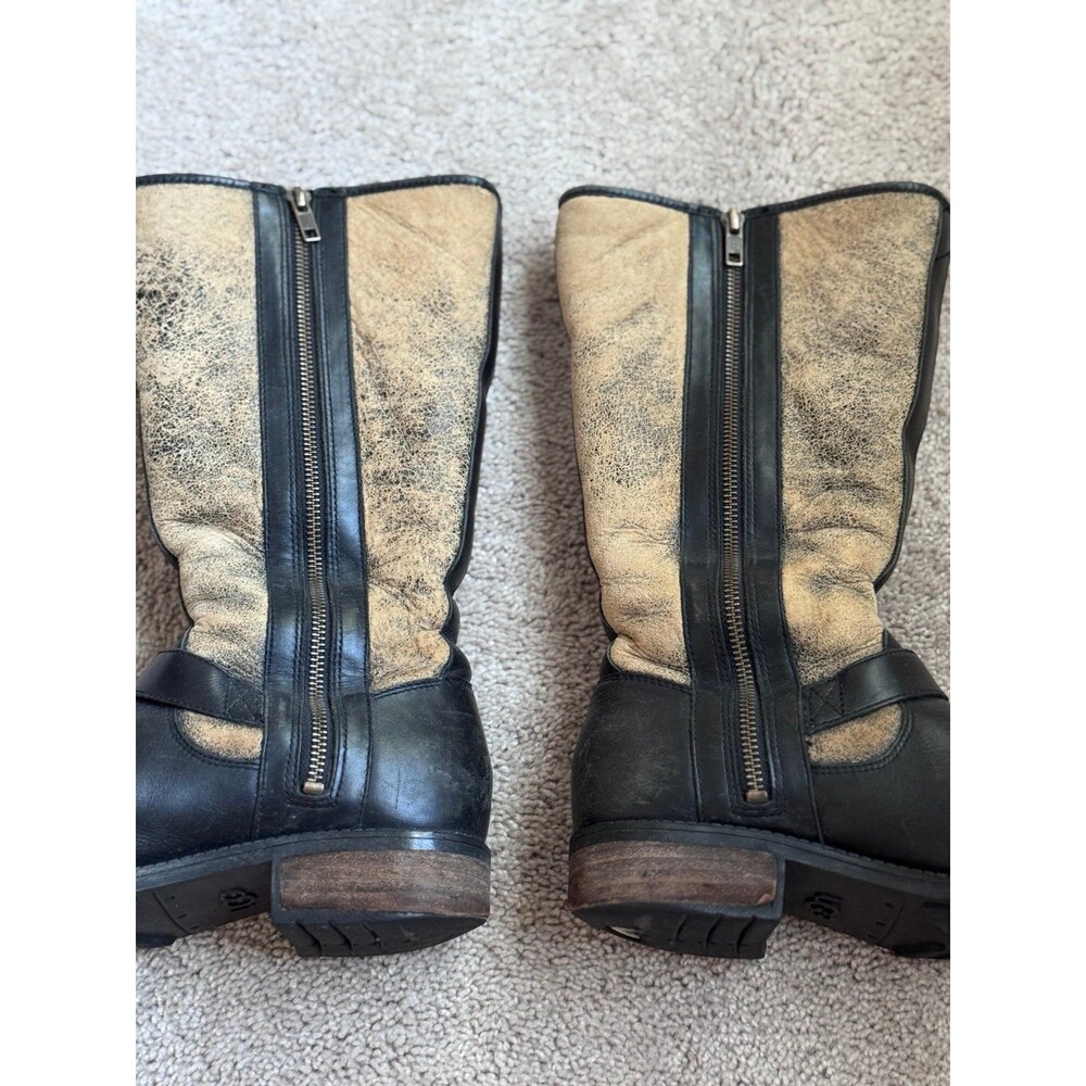 UGG Australia Boots Brand, Women’s Size 8, Fur Lined, Zipper Footwear - Picture 9 of 12